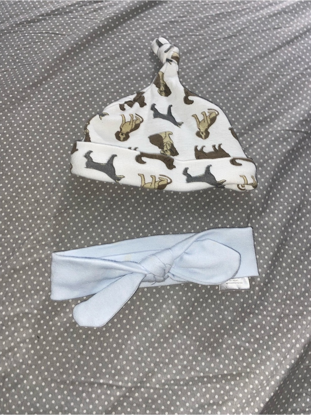Baby Knot Hat and Headband Set